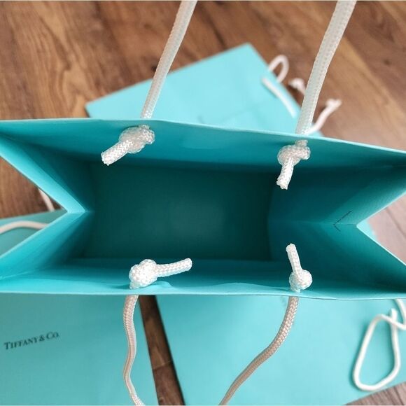 Tiffany & Co. Gift Bags Bundle of 5 Size 8x10 - Picture 3 of 6